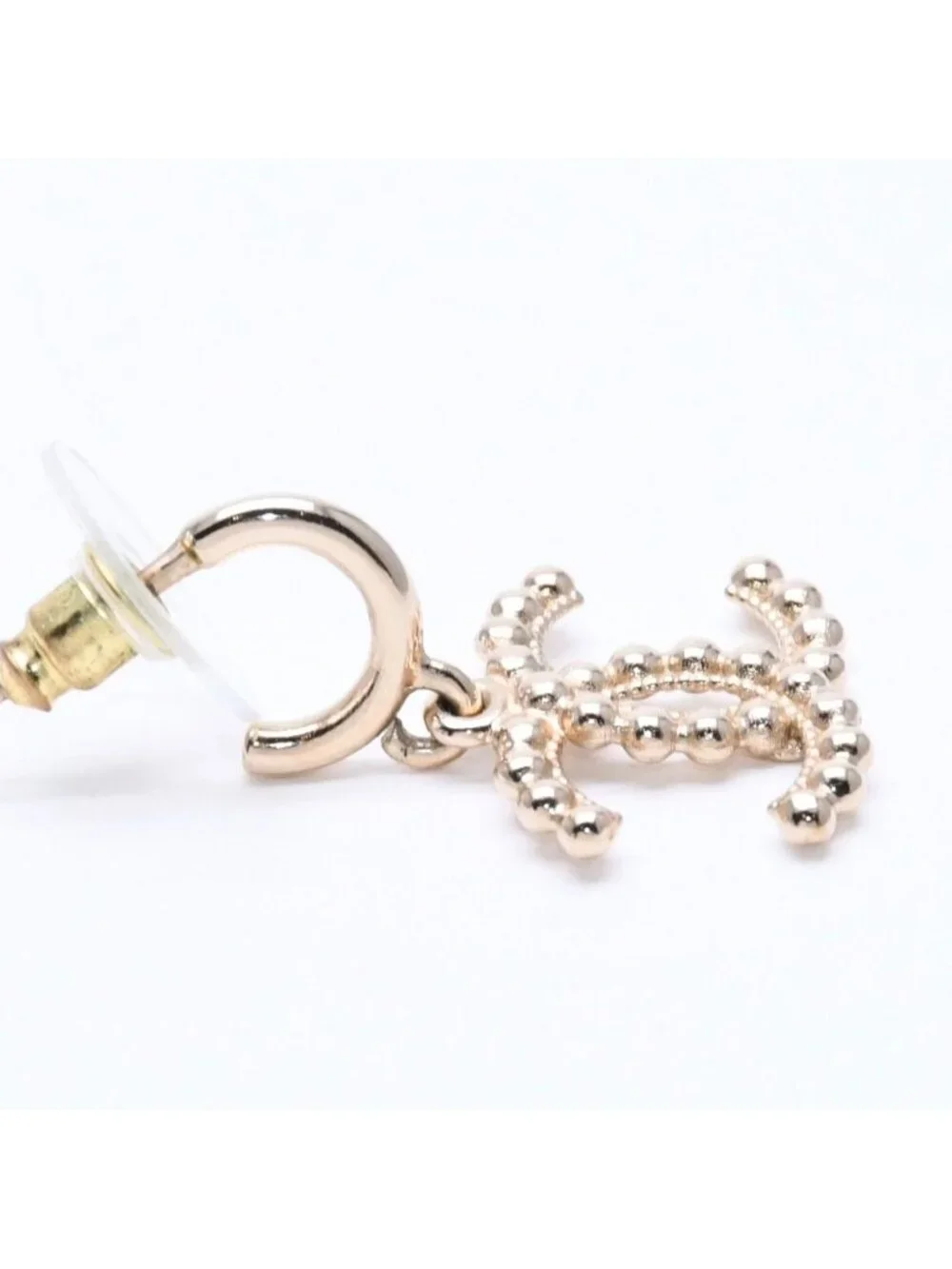 Chanel CC Logo Swing Earrings 22